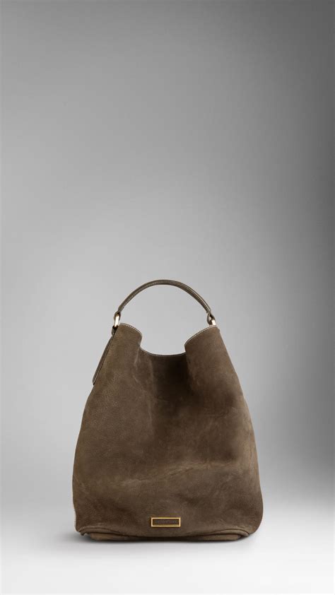 ebay burberry suede hobo bag|Burberry shoulder bags on sale.